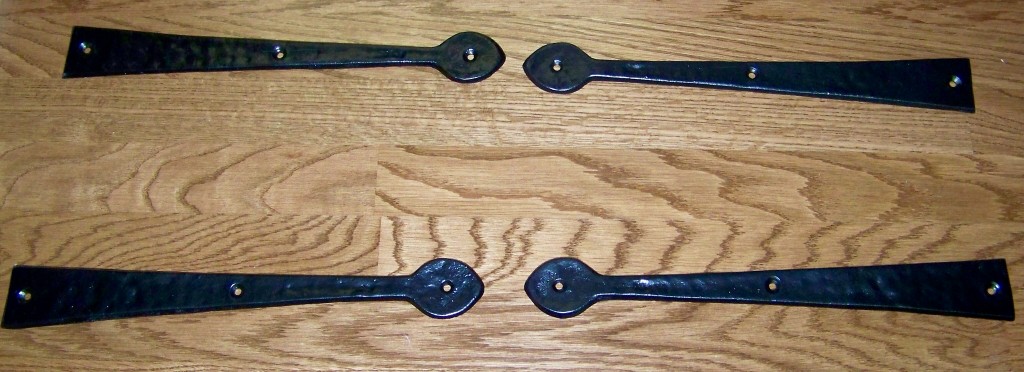 Garage Door Decorative Magnetic Accents Handle Hinge Carriage House Hardware Kit With 4 Hinges 2 Handles