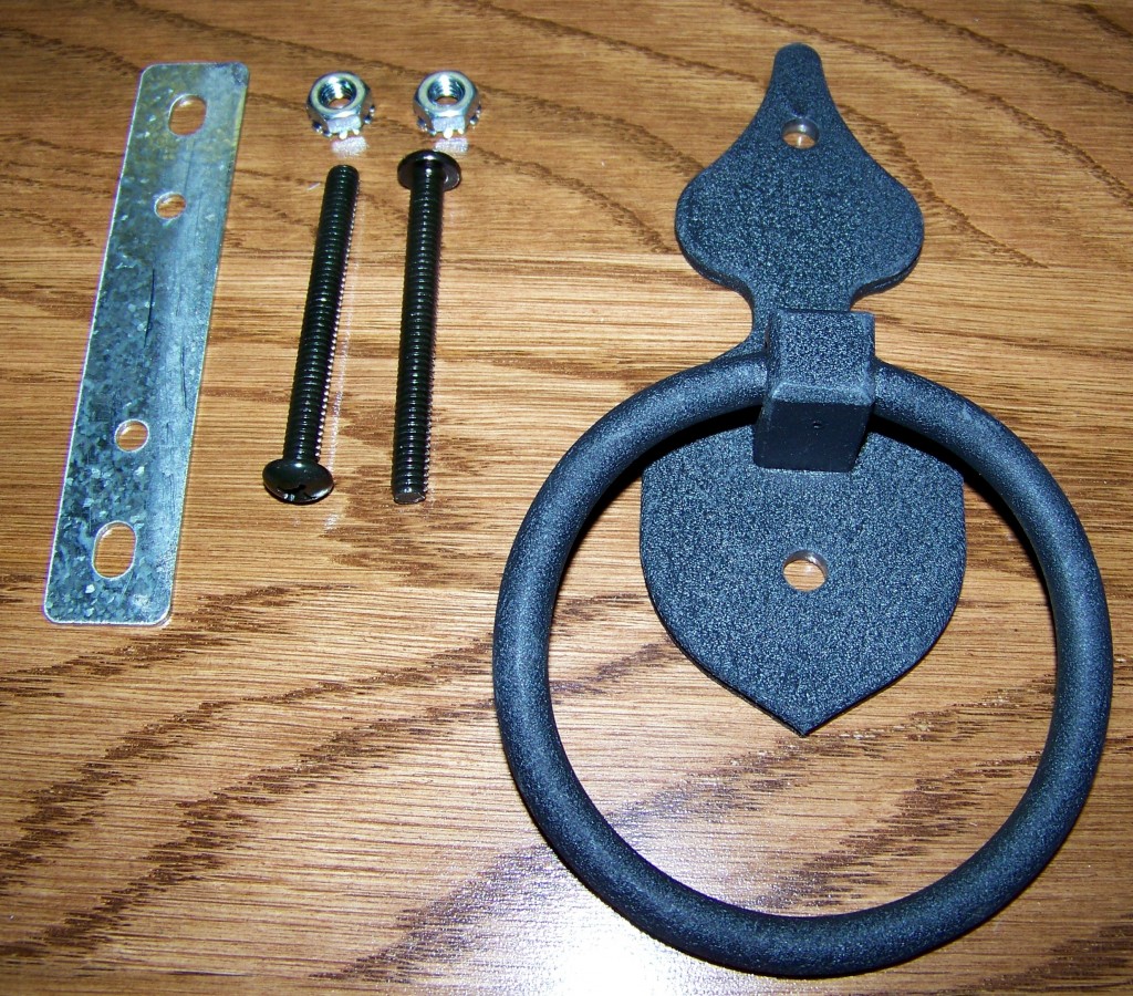 Curled Fleur De Lis Door Knocker - Wild West Hardware
