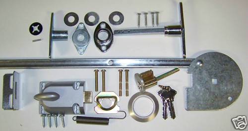 Garage Door Lock Kit, How To Install T Handle Garage Door Lock