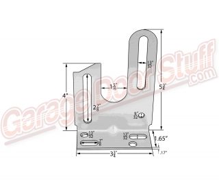 Garage Door Center Bearing Plate