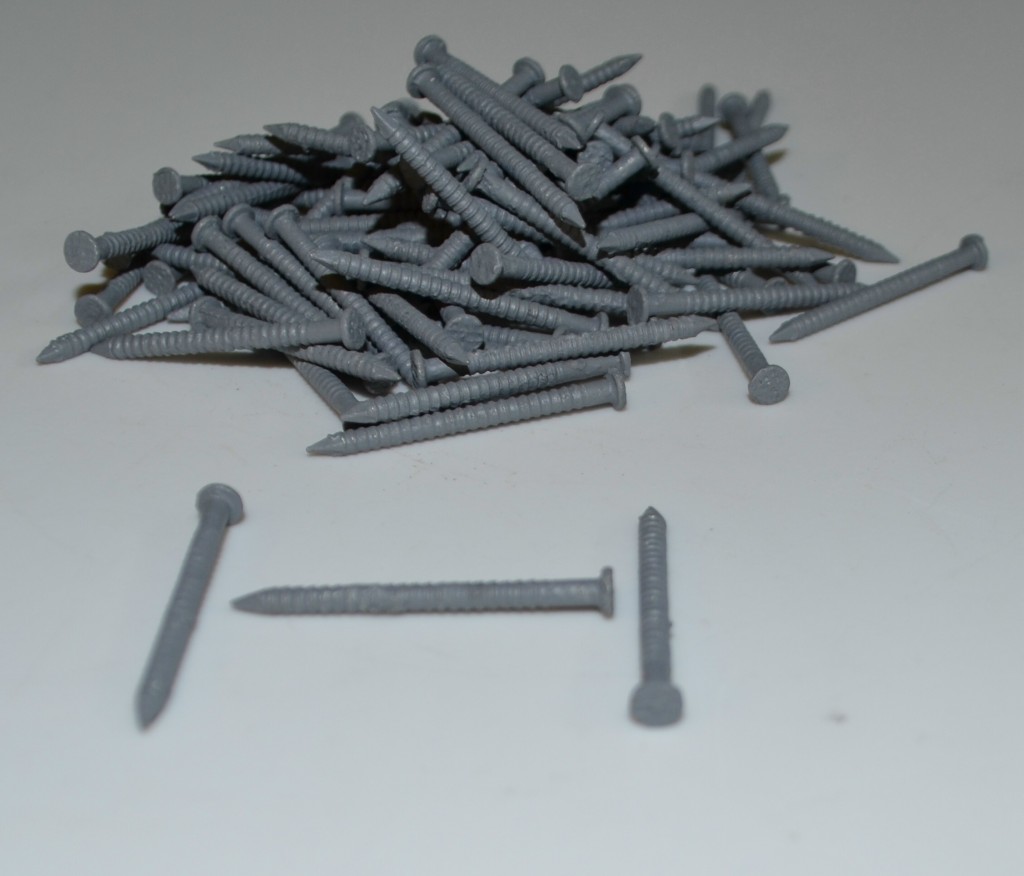 Gray Colored Nails - Garage Door Stuff - Nails
