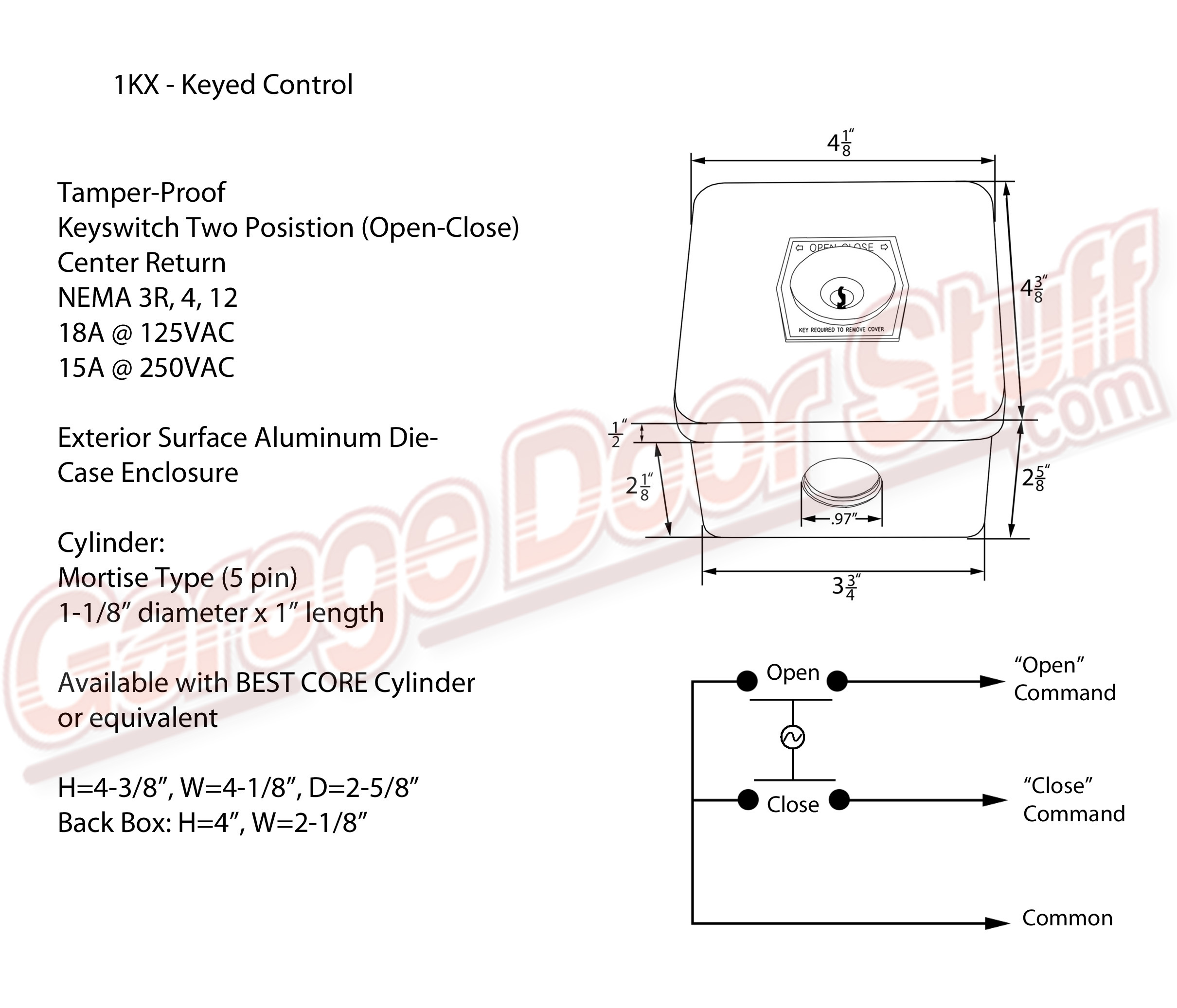 commercial overhead door wiring diagram  | 440 x 320