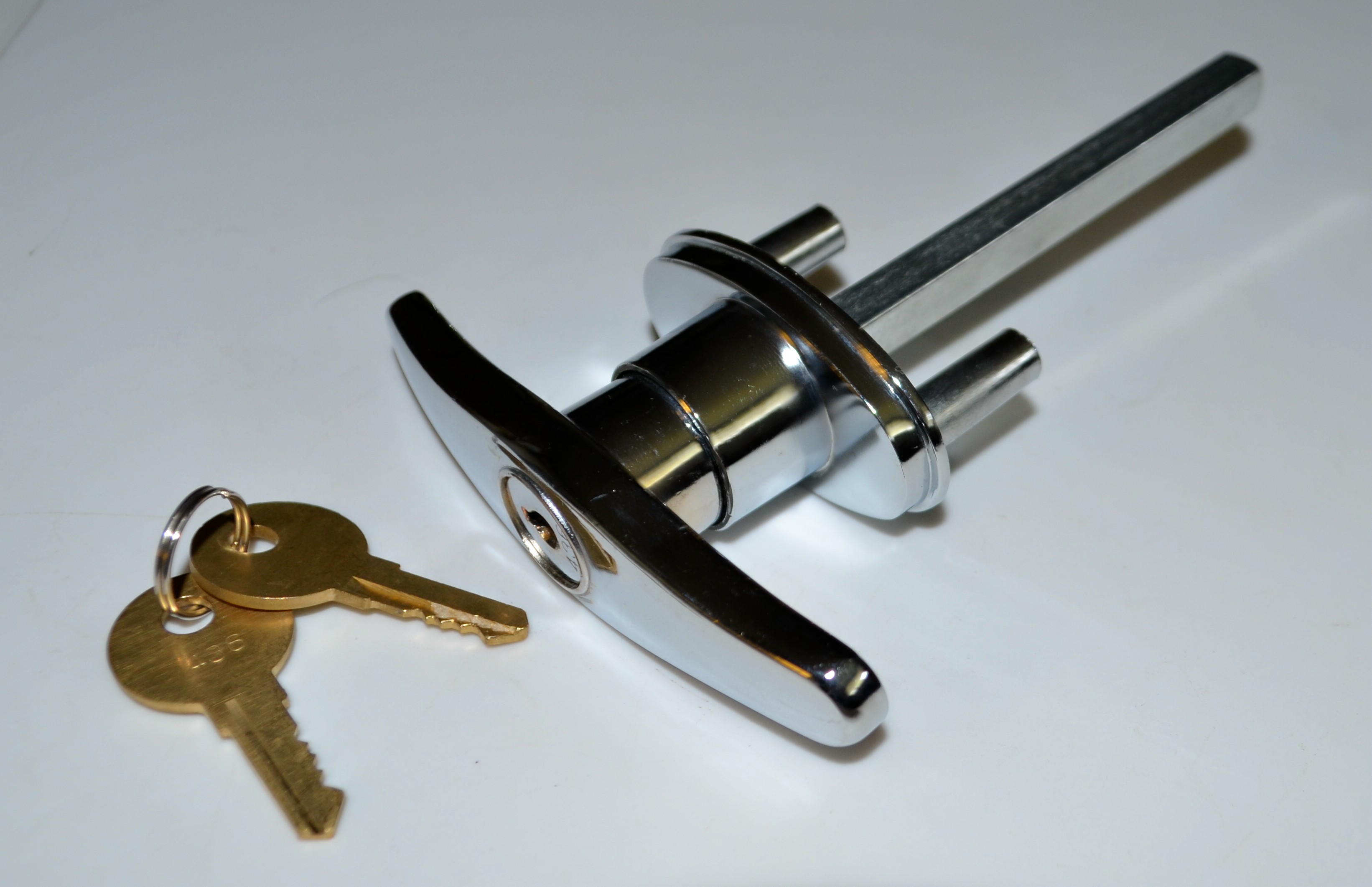 Simple Overhead Garage Door Replacement Lock with Electrical Design