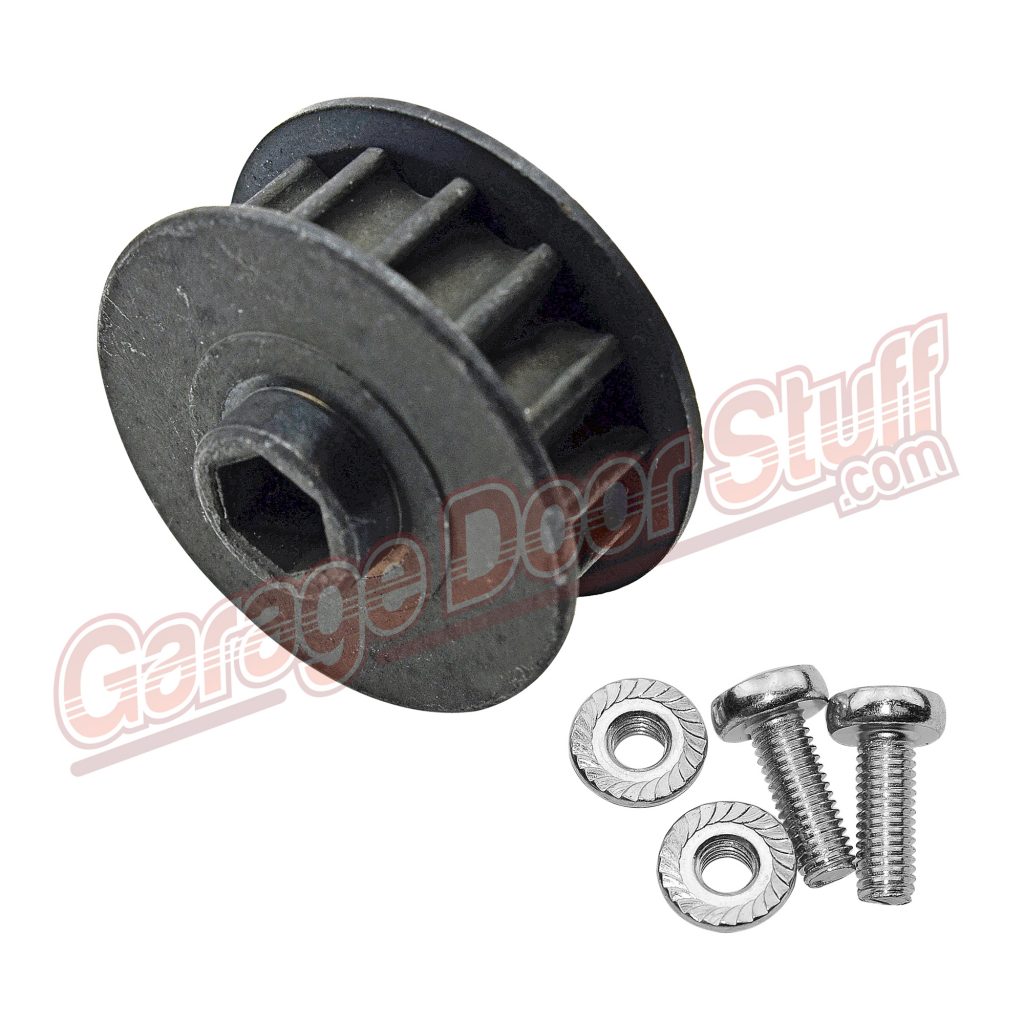 thumbnail image 2 of Genie Garage Door Opener Belt Drive Sprocket Assembly – Replacement Part 37558R.S 2 of 6