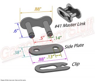 Roller Chain Master Link #41