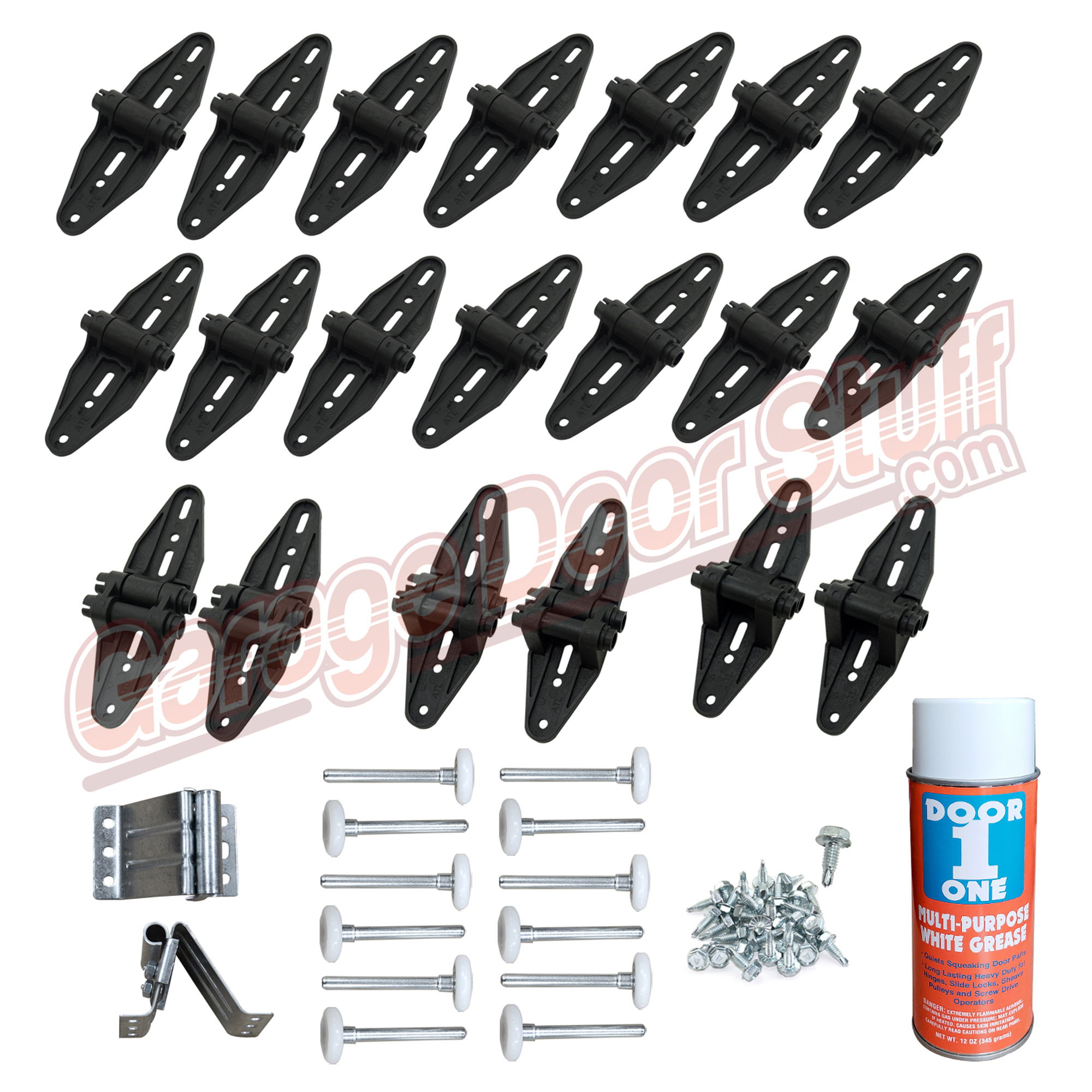 Garage Door QUIET KIT for 8' Tall doors Garage Door Stuff