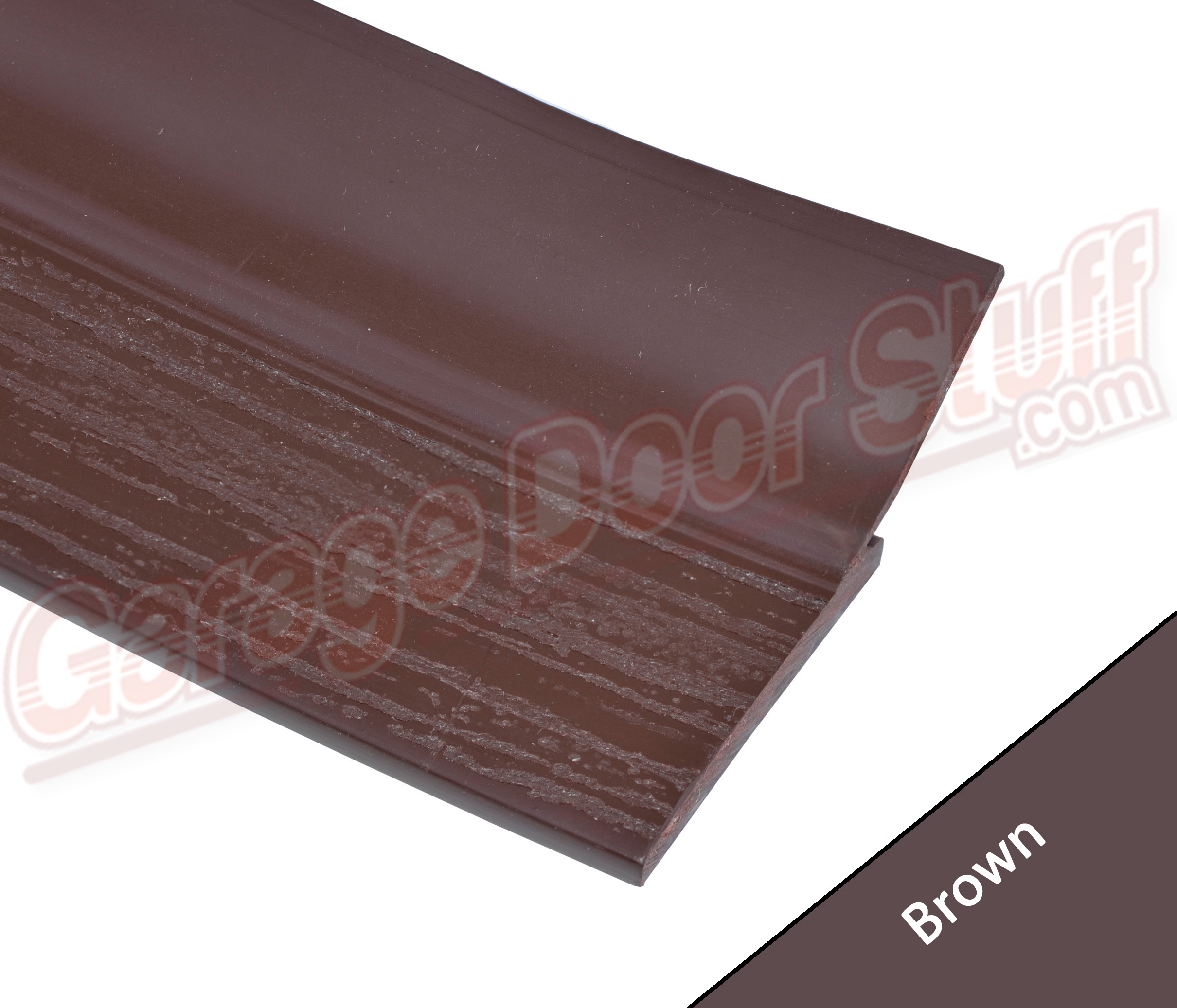 Yibuy 5M 25x1MM Brown/Black Rubber Sealing Strip for Garage Door Weatherstrip 