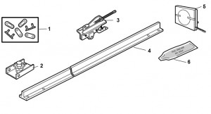 Rail Assembly Models 1260 1250 1255 1245
