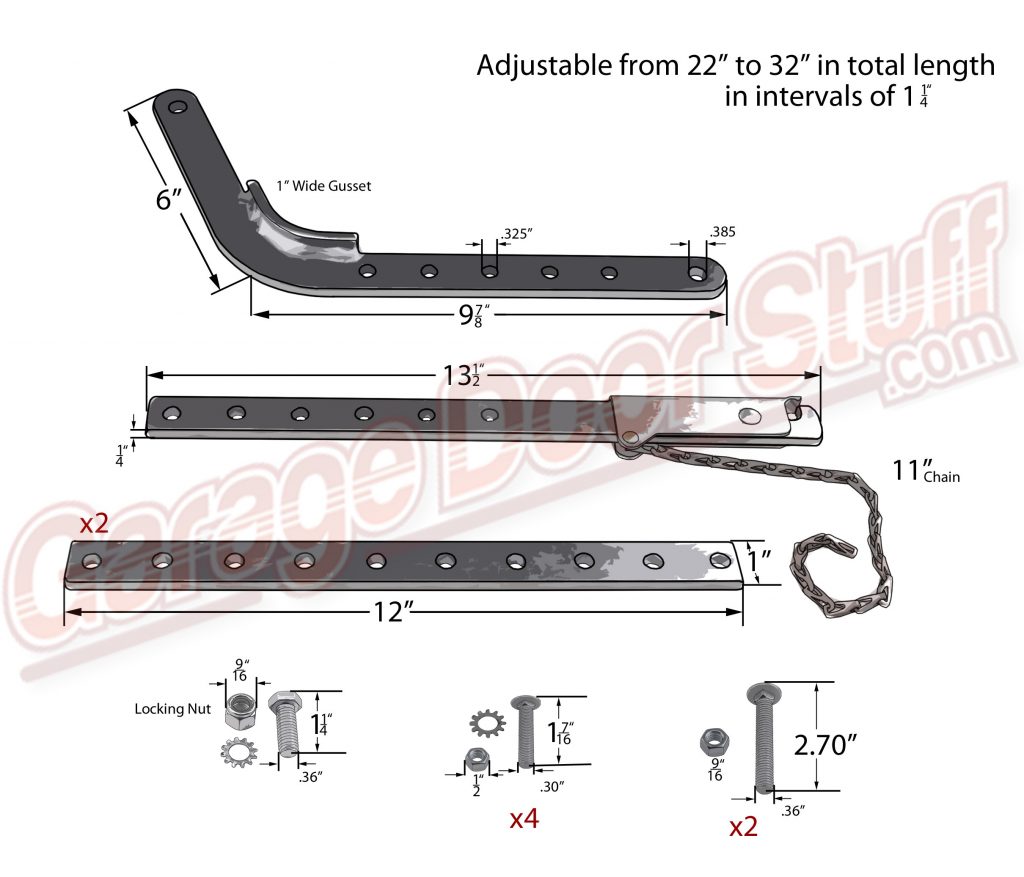 Adjustable Garage Door Arm Garage Door Stuff