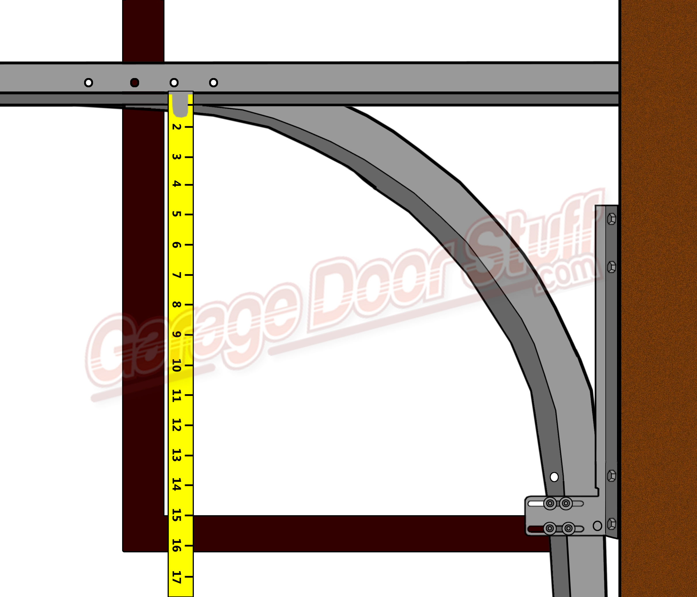 TorqueMaster Conversion to Standard Spring Kit for 16x7 Wayne Dalton Garage Door