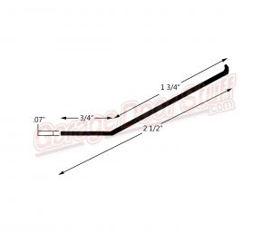 Garage Door Top Seal Line Drawing