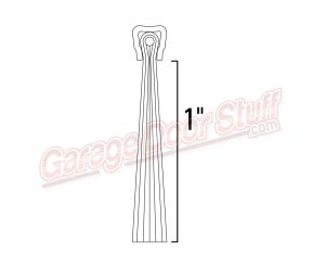 1" Brush Seal Line Drawing