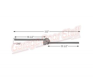 Garage Door Lock Bar Assembly Line Drawing