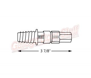 Wayne Dalton Torquemaster Plus LH Winding Spring End Line Drawing