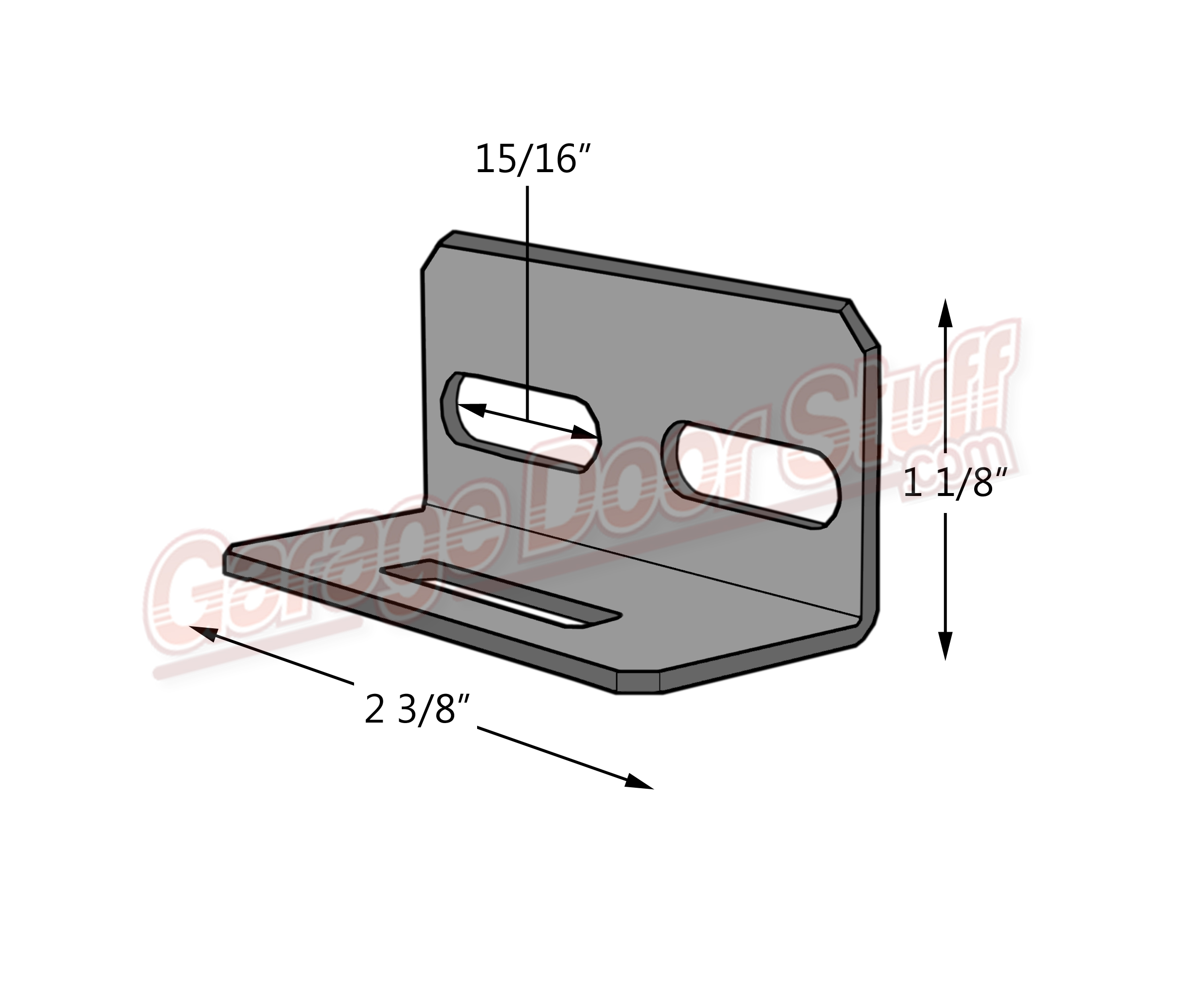 New Garage Door Lock Bar Guide with Simple Decor