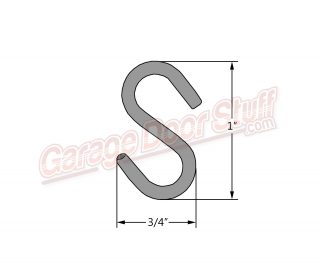 Sash Chain S Hook Line Drawing