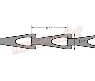 Sash Chain Line Drawing