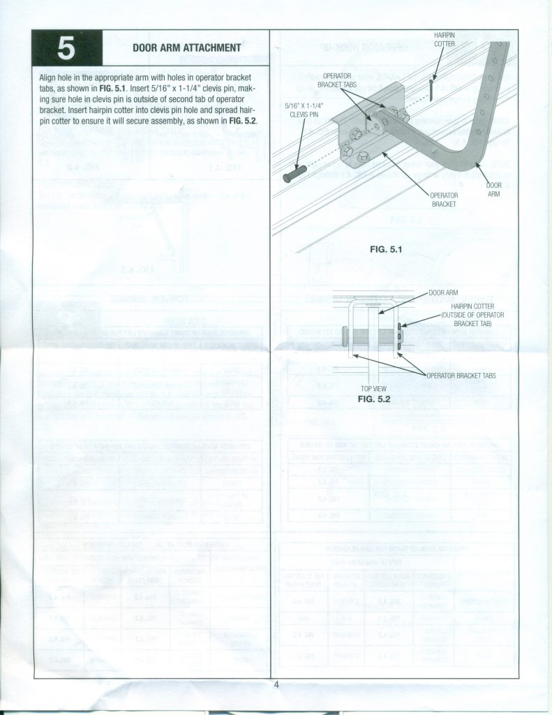 Trolley Arm Operator Bracket Instructions 4