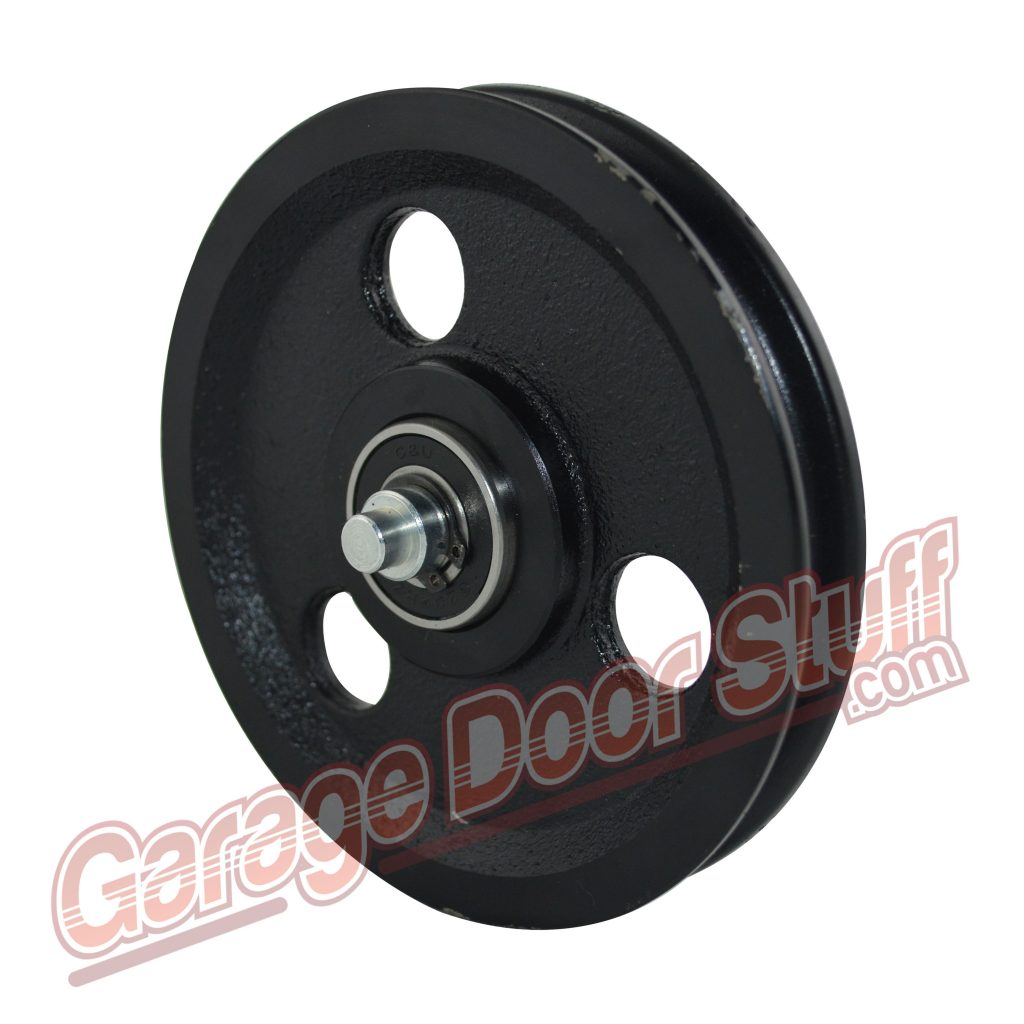 thumbnail image 2 of 3 Cast Pulley Bearings For Heavy Duty Wood Garage Doors - 400lb Capacity, 10,000 Cycles 2 of 5