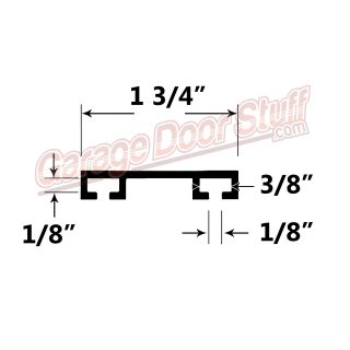 GARAGE DOOR BOTTOM TRACK