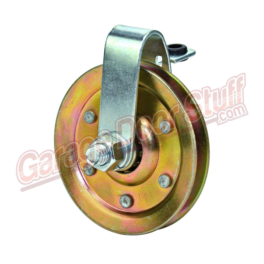 3" Garage Door Pulley With Cable Restraint Heavy Duty