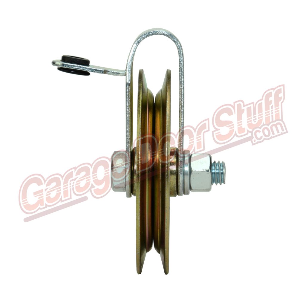3" Garage Door Pulley With Cable Restraint - Heavy Duty