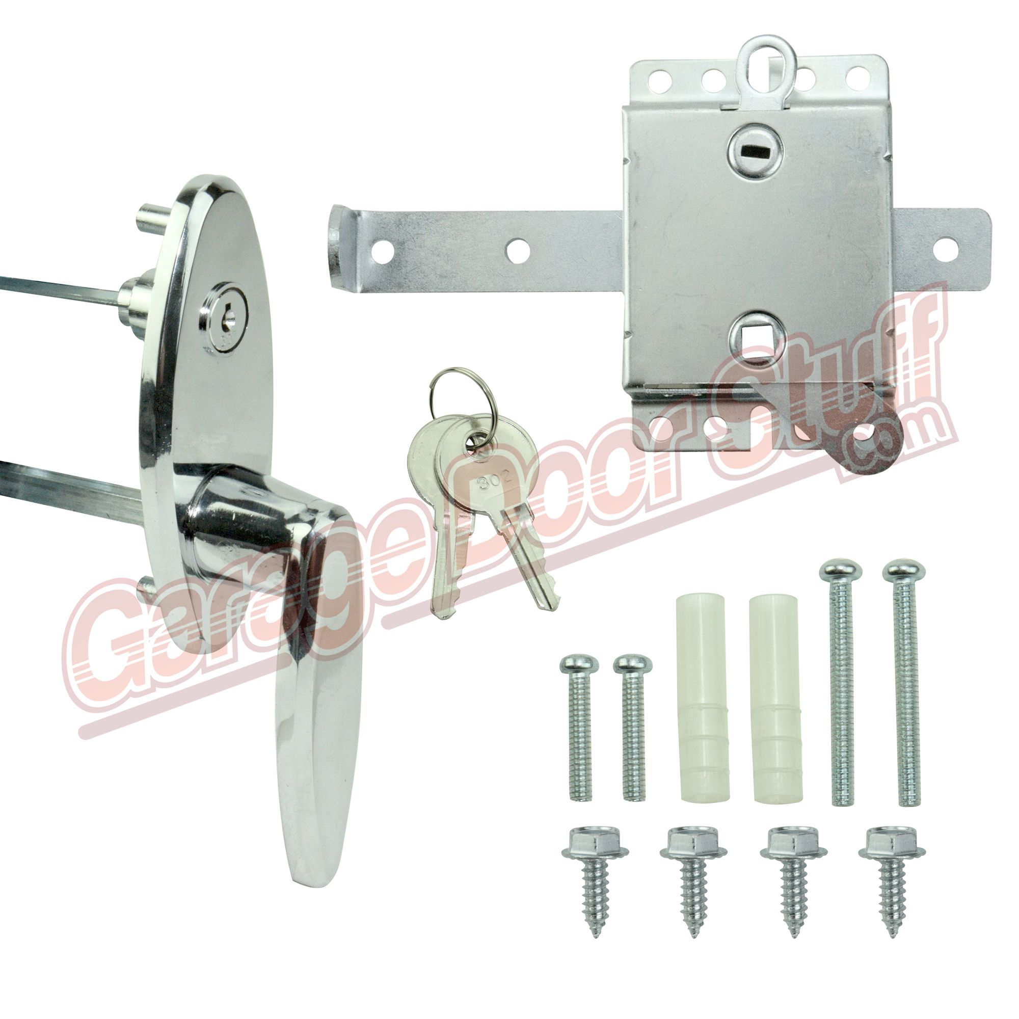 Garage clearance door lock
